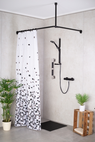 Modern and sophisticated - RIDDER shower curtain rails - Ridder Online